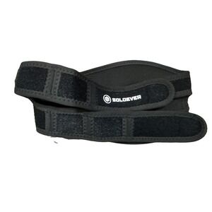 SOLOEVER Patella Knee Brace Strap Pad Adjustable Black